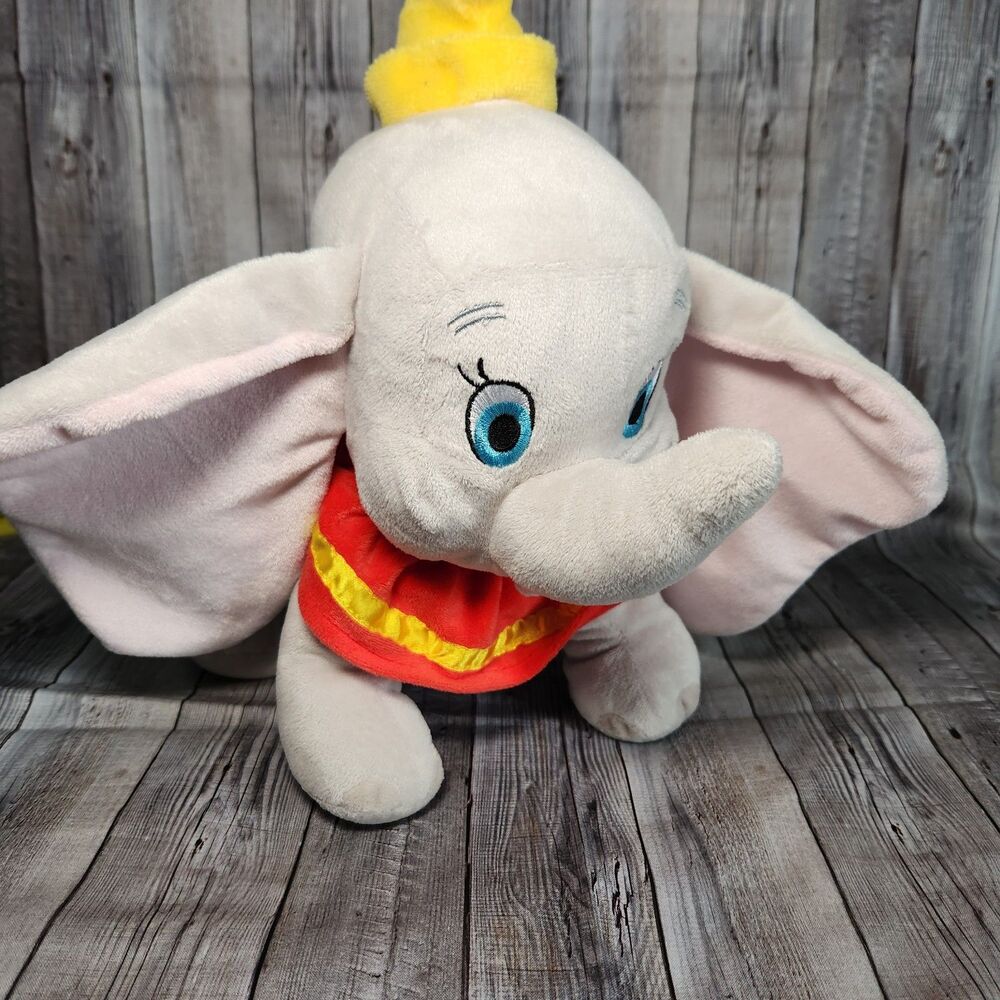Disney Dumbo Plush 13" Kohls Cares Large Elephant Stuffed Animal Soft Toy